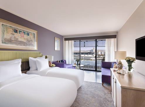 Deluxe City View Room, Two Single Beds
