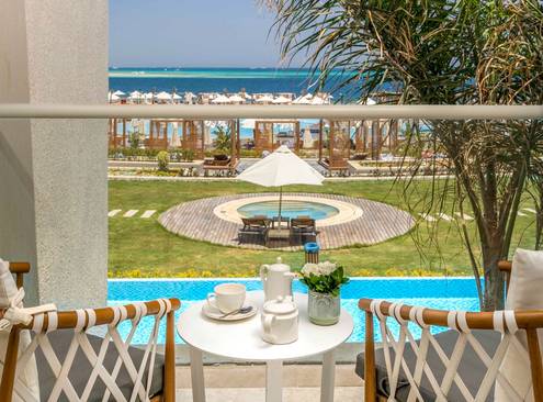 Lagoon Deluxe Suite Twin beds Sea View