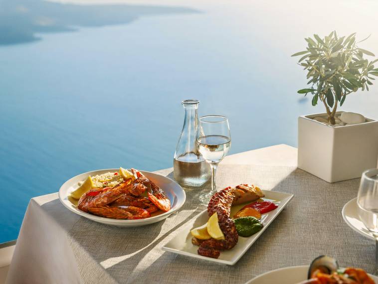 Fresh seafood