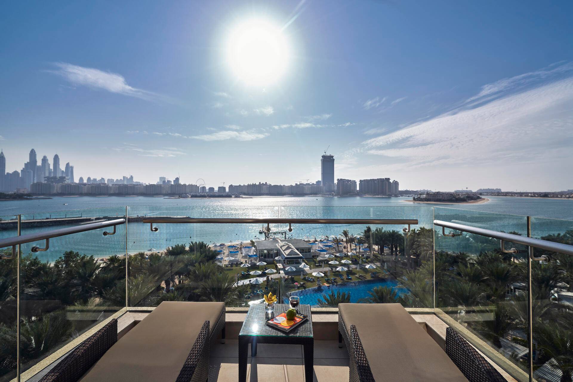 balcony with view